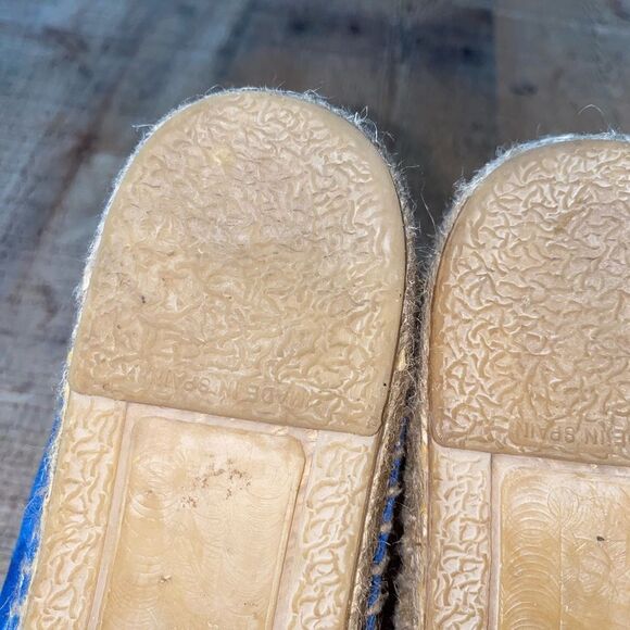 Paloma Blue Bow Suede Espadrilles Flats - Picture 9 of 12